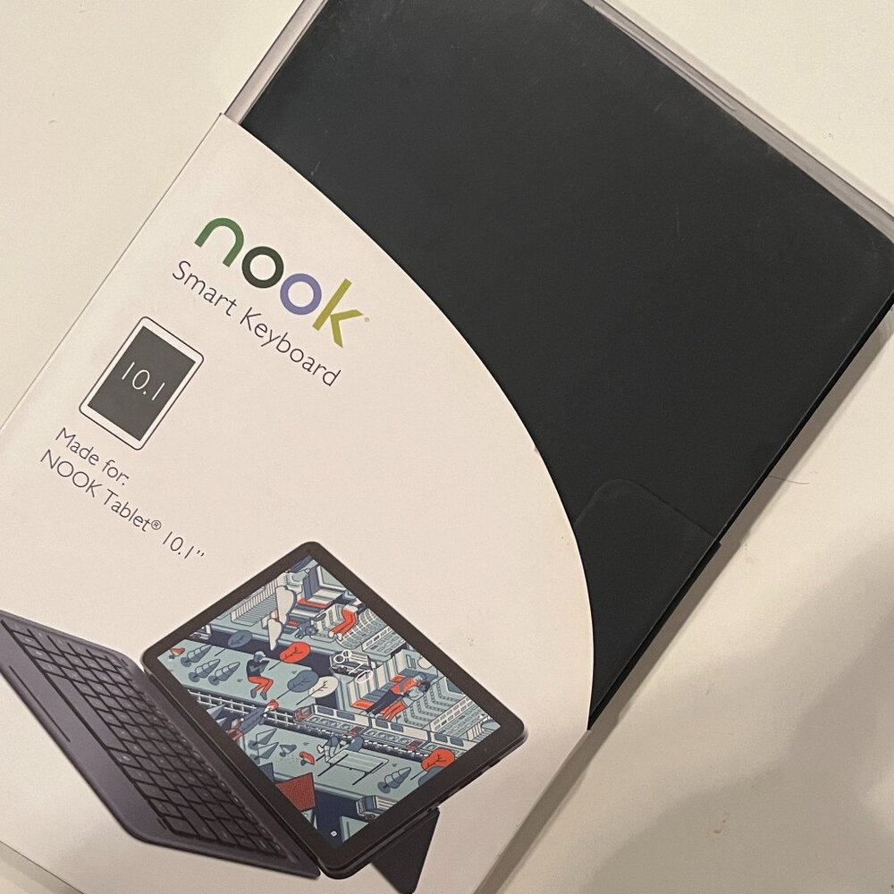 Barnes &‎ Noble Nook Cover Stand Black -Samsung Galaxy Tab E Nook Case (new/x)